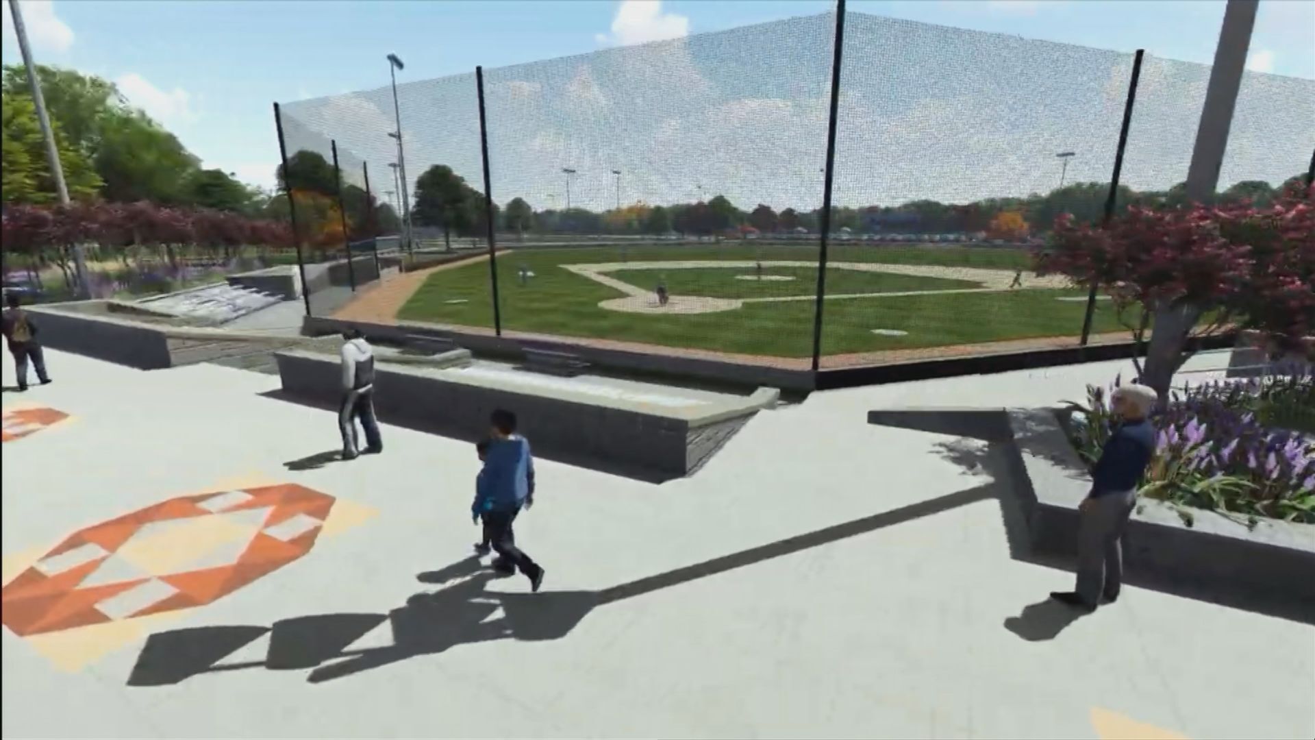 baseball field